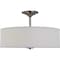 Progress Lighting Inspire Collection Brushed Nickel Three-Light 18" Semi-Flush Mount P350167-009 - alternate 4